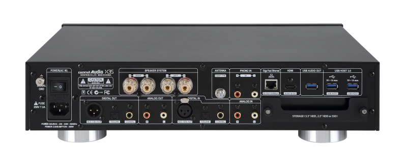 Openlijk hotel Welvarend X35 Muziekserver en Streamer/ CD-speler, ripper, brander/ DAB+ en FM tuner/  DA-converter/ Versterker | Servi-Q